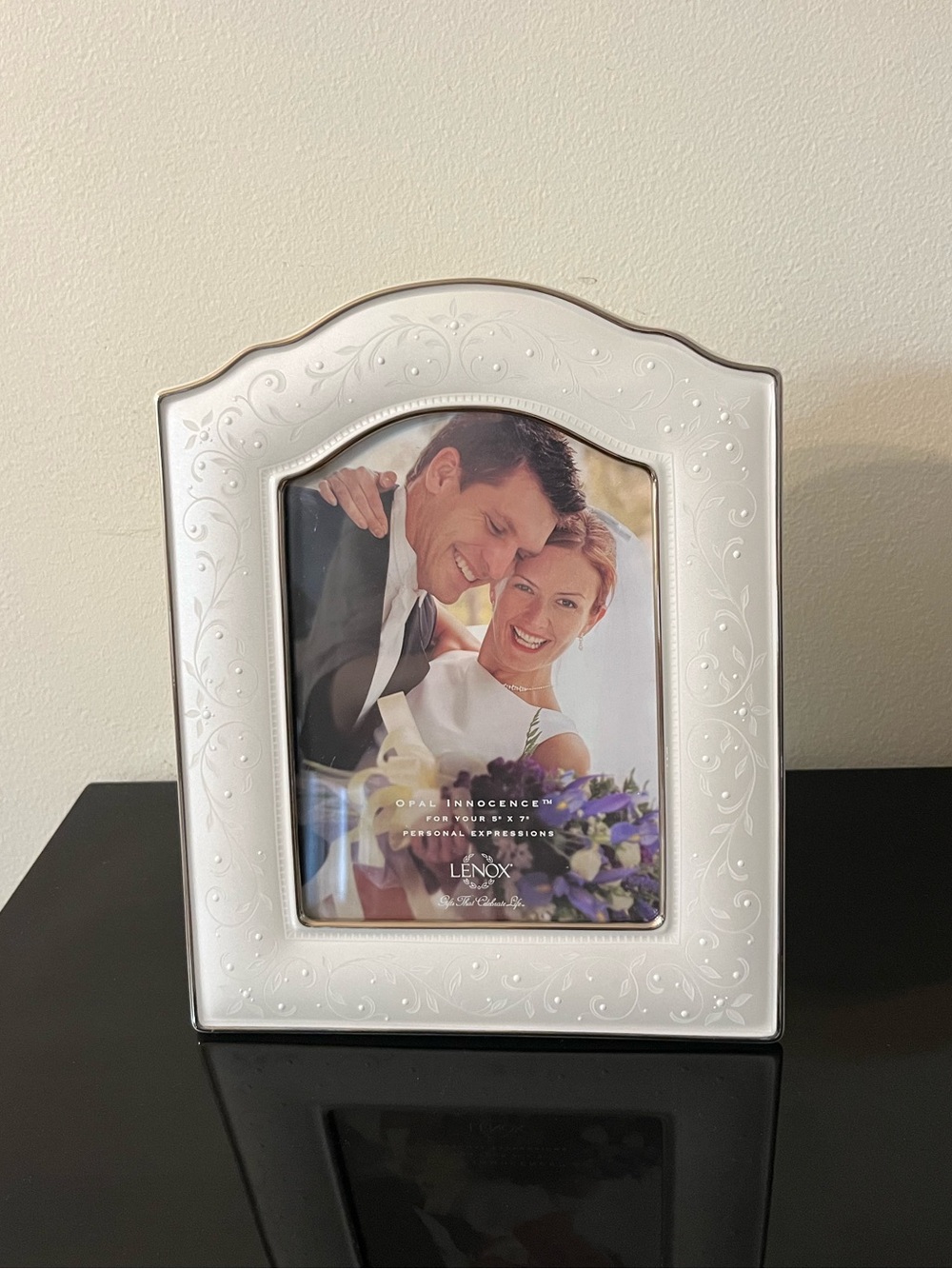 Lenox Wedding Promises Opal Innocence 5x7 Photo Picture Frame